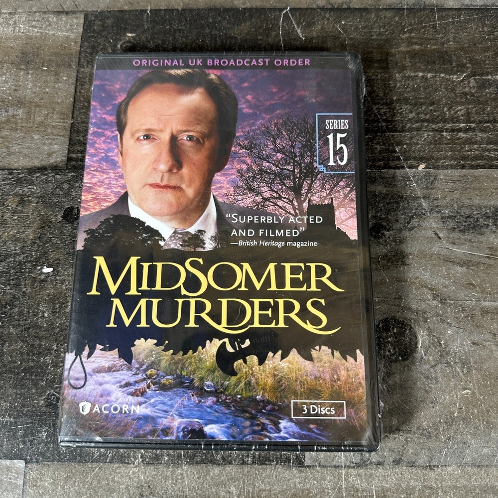 Midsomer Murders: Series 15 (3 Disc DVD Set, 2012) Brand New